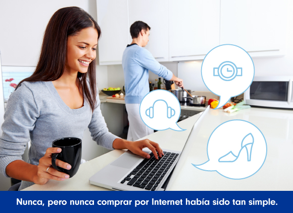Nunca, pero nunca comprar por Internet había sido tan simple.