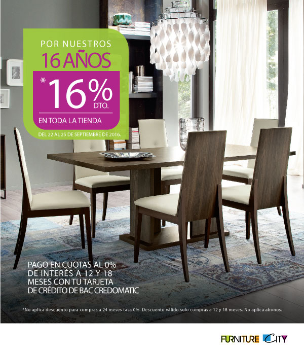 furniture 16% de descuento