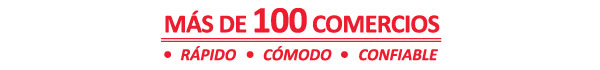 Ms de 100 comercios